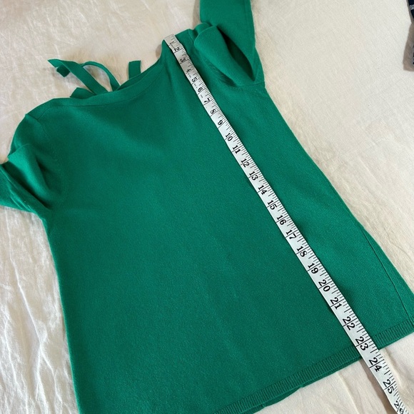 Banana Republic Kelly Green Filpucci Tie Back Sweater XS - Picture 7 of 8
